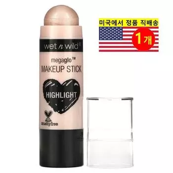 wet n wild mega glow макияж палочка хайлайтер, когда нюд удар, 1 шт