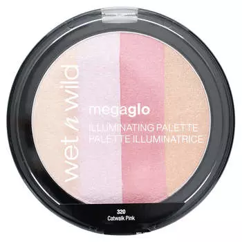 wet n wild, MegaGlo Illuminating Palette, Catwalk Pink, 10 g (0.35 oz)