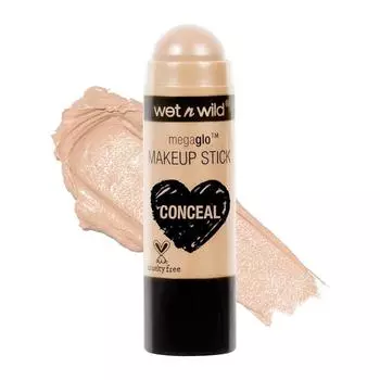 Wet n wild MegaGlo Makeup Stick Buildable Colors - розовый, цветочный, большинство, нюдовый для размышлений