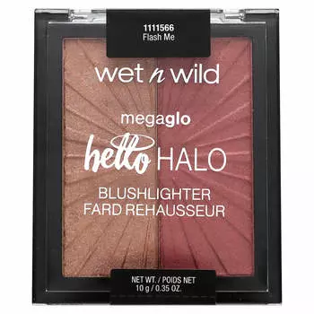 wet n wild, MegaGlo, румяна Hello Halo, светлый оттенок, 1111566 Flash Me, 10 г (0,35 унции)