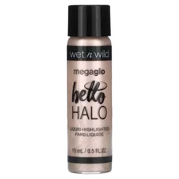 wet n wild, MegaGlo, жидкий хайлайтер Hello Halo, 304A Halo, Goodbye, 15 мл (0,5 жидких унций)
