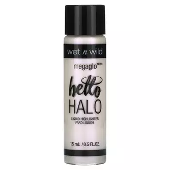wet n wild, MegaGlo, жидкий хайлайтер Hello Halo, 303A Halogram, 0,5 жидких унций (15 мл)