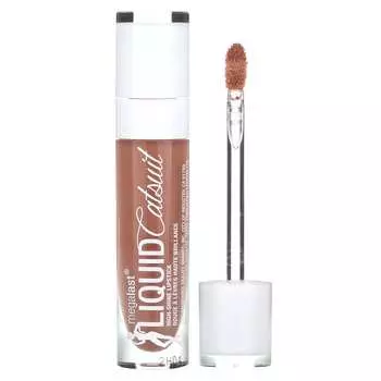 wet n wild, MegaLast, Liquid Catsuit, High-Shine Lipstick, 944B Send Nude, 5.7 g (0.2 oz)