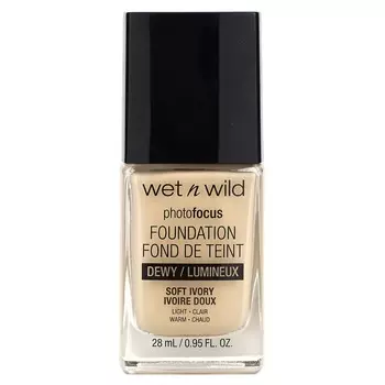 wet n wild, тональная основа PostFocus, влажная, оттенок мягкой слоновой кости, 0,95 жидких унций (28 мл)