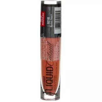 Wet & Wild Office Worker Cosmetics Beauty Lipstick Wnw Megalst Lq Lip 921b Размер .21O Wet N Wild Megalast Liquid Catsuit Nudist Peach 0,21 унции, 1 шт.