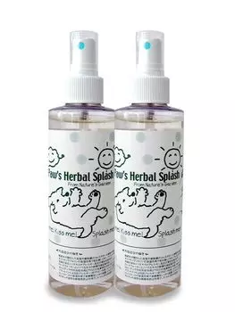 ветеринаром x разработанный животным Herbal Splash Grooming Spray для Made in Dry Pill Безопасно лизать лапу x 2 [Рекомендовано ароматерапевтом] Собаки,