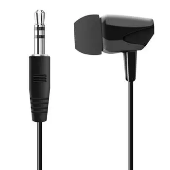 WEUTOP Stereo Mini Plug Single Ear Earphone Sealed Canal Type LR Hearing in One Ear Compatible with Samsung 1m 3.5mm Galaxy/Galaxy Note/AQUOS