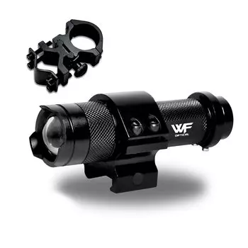 WF Оптический тактический фонарь Яркость Крепление Кольцо Рельс (Высокий светодиод) + (Совместимость с 20 мм) Оружие/Фонарик