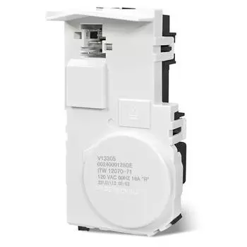 WH01X29528 Замок дверцы стиральной машины, совместимый со стиральной машиной GE, замена AP6985313, PD00060769, EAP12749276, 4958749 белый