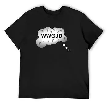 What Would Gradient Joe Do? T-Shirt Plus Size Clothes Anime Clothes Mens Funny T Shirts S белый