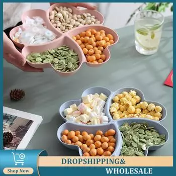 Wheat Straw Fruit Plate Practical Fruit Plate Easy To Clean Environmental Protection Wheat Straw Fruit Plate Special Disc Grill