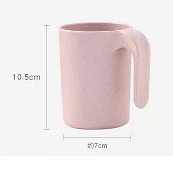 Стакан для полоскания рта из пшеничной соломы с ручками Cawan Cuci Mulut для ванной комнаты, мужской стакан для мытья, модный, простой, Cawan Minum, модный, многофункциональный, женский, аксессуары синий