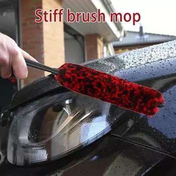 Wheel Brush Tire Cleaning Brush Wheel Brushes For Cleaning Wheels Tire Rim Car Wheel Rim Detailing Brush For Cleaning Spokes