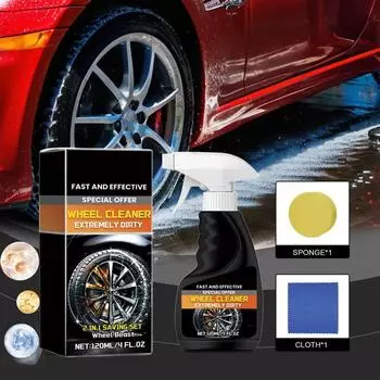 Wheel Cleaning Spray Remove Car Wheel Tire Dirt Spray Cleaner Ensures Driving Safety Tyre Grease And Brake Dust Cleaner For CHINA