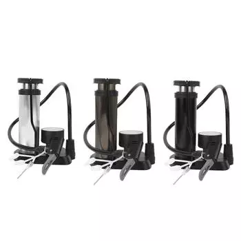 Wheelup Педальный насос для накачивания барометром для горных велосипедов golden