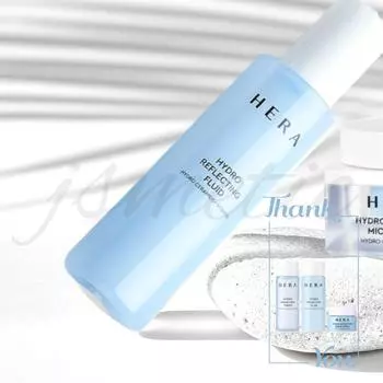 When purchasing Hera Hydro Reflecting Fluid Lotion 140ml / receive Hera sample 3-piece travel kit skin + lotion + cream