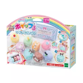 Whipple Macaron Возраст от 8 лет и старше Игрушка для украшения Кондитерская игрушка Whipple EPOCH [Набор из мрамора] W-159