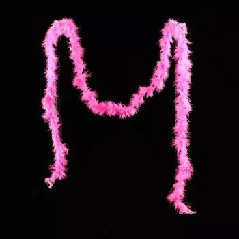 White Christmas Tree Feather Boa Strip Xmas Ribbon Party Garland Decor Diy 2m