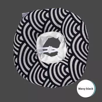 White Circle Cat Cotton Neck CoverUniversal Anti-scratch Cat and Dog Collar Protective Ring Beauty Cover Shame Ring XS