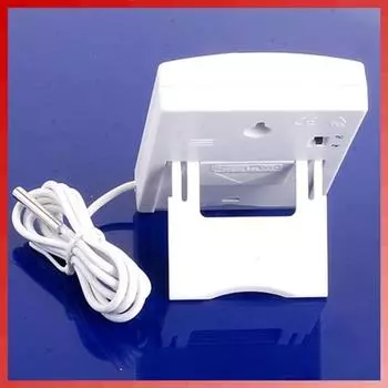 White Digital LCD Indoor And Outdoor Thermometer Temperature Meter белый