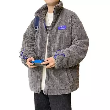 White Duck Down Jacket Men s Winter American Thickened Warm Stand-up Collar Lamb Down Jacket Men M