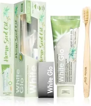 White Glo Hemp Seed Oil dentifrice blanchissant avec brosse TU прозрачный