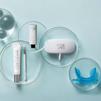 White labs Teeth Whitening Machine 7.4S (1 person) Set (Choose 1 of 2 types) Whitening machine for 1person+2 whitening agents