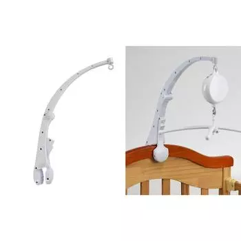 Белая музыкальная шкатулка с рамкой, музыкальный держатель, мобильное крепление для детской кроватки, мобильная кровать для детской кроватки, держатель музыкальной шкатулки