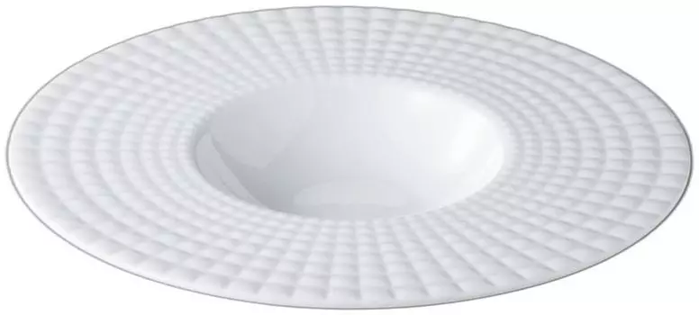 White porcelain KILT soup bowl x 21 x Soup bowl white porcelain Setomonohonpo 20.5cm [21 4.3cm]
