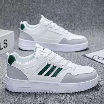 White Shoes 2025 Autumn Men s and Youth Sports Versatile Board Shoes New Trendy Board Shoes Casual Men s Shoes Student 39