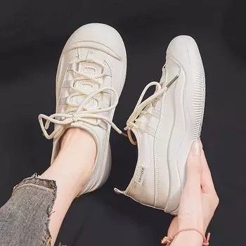 White Shoes for Women Running Shoes Spring Students Walking Shoes Comfortable Versatile Casual Shoes for Women 35 белый