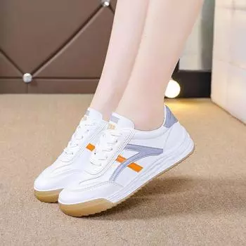 Белые туфли весна и лето новые универсальные женские туфли сетчатые дышащие спортивные туфли на платформе повседневные туфли с сетчатой поверхностью 35 серый