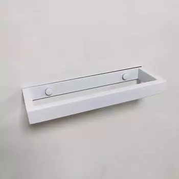 Белый держатель для полотенец из нержавеющей стали 304, настенный, прямоугольный, для кухни, ванной комнаты, полка, штанга для полотенец, 20 х 30 х 40 х 50 см