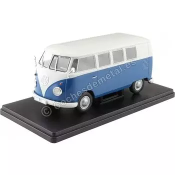WHITEBOX 1/24 volkswagen T1 bus 1960 white/blue BUS mini car