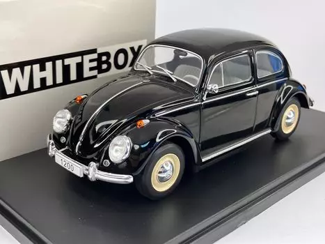 WHITEBOX Mini Car Volkswagen Beetle 1200 BEETLE 1960 1/24 (Black) [Item] чёрный