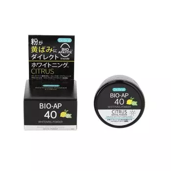 Whitening Powder Citrus Mini 6g Trial Eggshell Apatite Baking Soda Polyphosphoric Acid Xylitol Removes Plaque and Colored Stains Dr.Oral