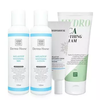 Whitening saving type 3 types (skin + lotion + cream) + cica large soothing cream set