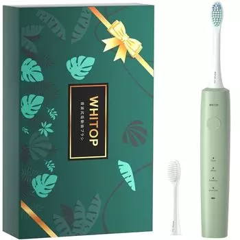 WHITOP Звуковая электрическая зубная щетка DC-14 зелёный