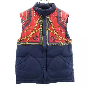 WHIZ LIMITED Down vest L Navy Men s Used
