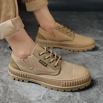 Whoholl 2024 Новые мужские повседневные кроссовки Удобная обувь для ходьбы для мужчин Нескользящие легкие дышащие мужские кроссовки для тренировок 38 хаки