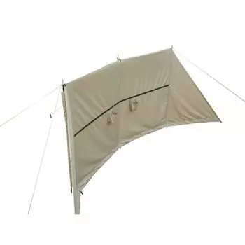 Whole Earth Tarp Camp Windbreak Camp EARTH RAMPART WE2MDZ53 SBEG (Sand Beige/FF)