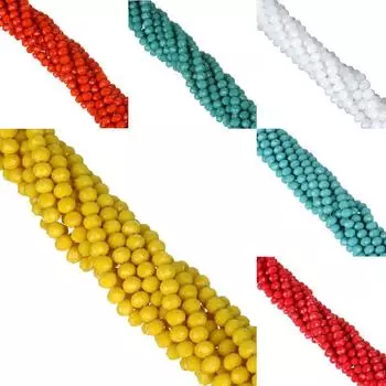 Wholesale Glass Crystal Spacer Loose Beads DIY for Jewelry Making Faceted Rondelle New 8MM 70pcs beads