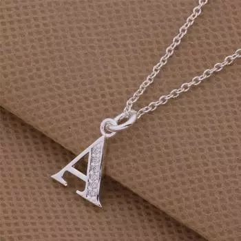 Wholesale High Quality Silver Plated Fashion Jewelry Chains Necklace Pendant WN-207 45cm