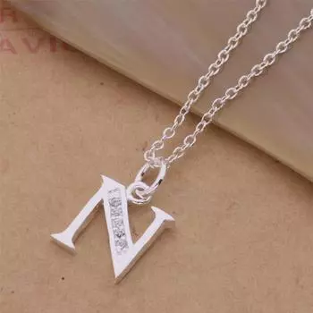Wholesale High Quality Silver Plated Fashion Jewelry Chains Necklace Pendant WN-220 45cm