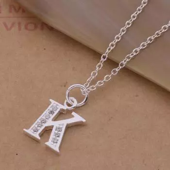 Wholesale High Quality Silver Plated Fashion Jewelry Chains Necklace Pendant WN-217 45cm