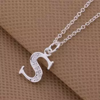 Оптовая продажа высококачественных посеребренных модных ювелирных изделий, цепочек, ожерелья, кулонов WN-225 45cm