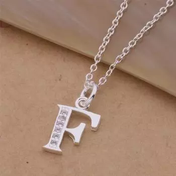 Оптовая продажа высококачественных посеребренных модных ювелирных изделий, цепочек, ожерелья, кулонов WN-212 45cm