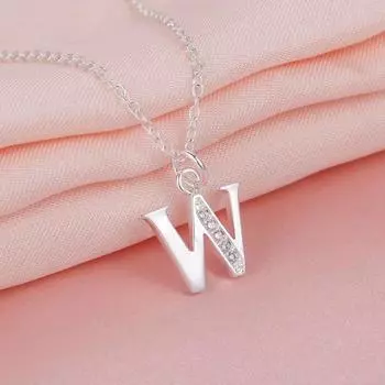 Wholesale High Quality Silver Plated Fashion Jewelry Chains Necklace Pendant WN-1963 45cm