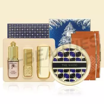 Whoo Cheongidan Hwahyeon Essence Cushion Нет. 21 специальный выпуск проекта (подушечка 15 г + 2 сменных блока по 15 г каждый)