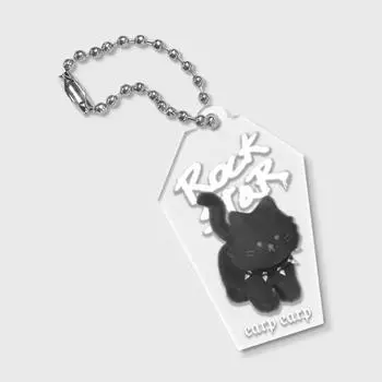 Whoop Rockstar Cheech-Black (Брелок для ключей), популярная фраза в Корее key ring